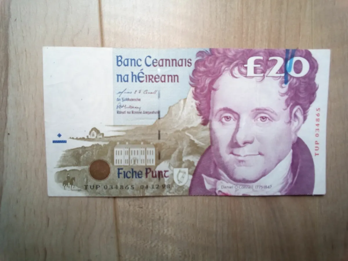 CENTRAL BANK OF IRELAND  20 Punt  Note - Image 1