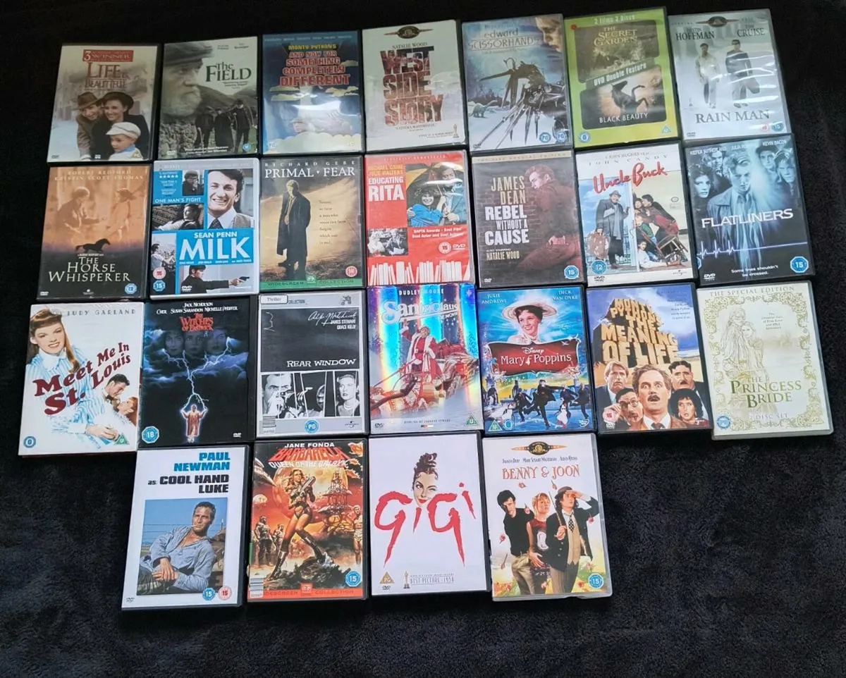 DVD Movie Collection 62 Titles - Image 1