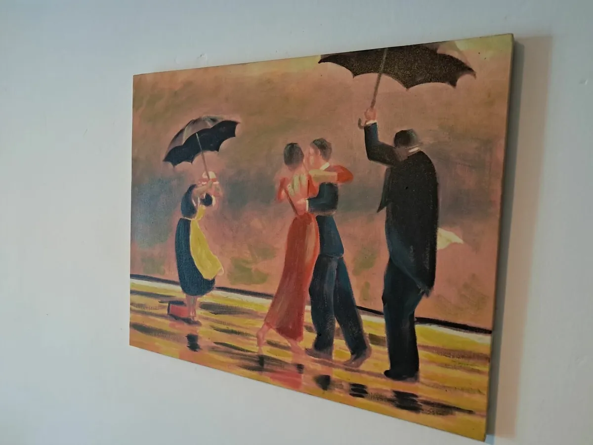 Dancing in the Rain Canvas Painting - Image 2