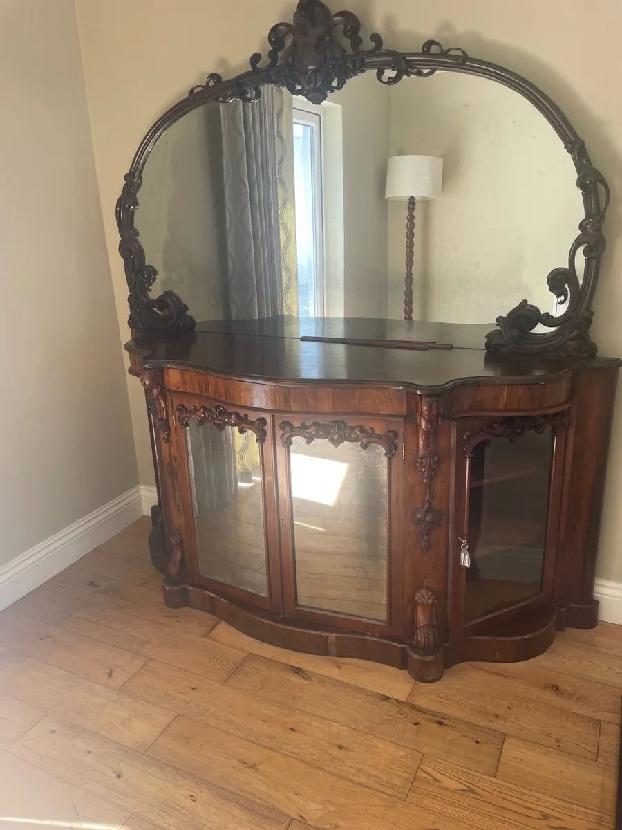 Antique side board - Image 2