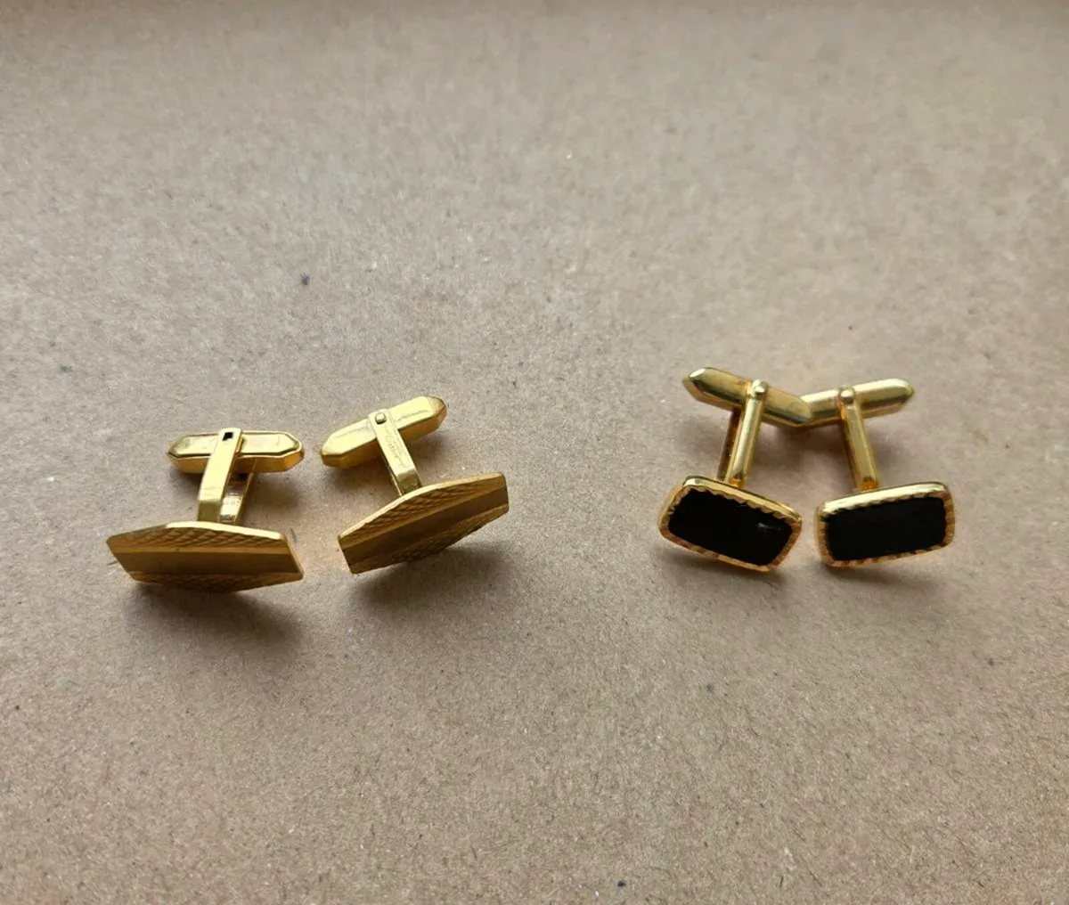 Gold plated Cuff-links - Image 1
