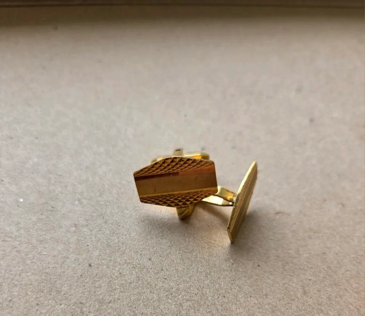 Gold plated Cuff-links - Image 4