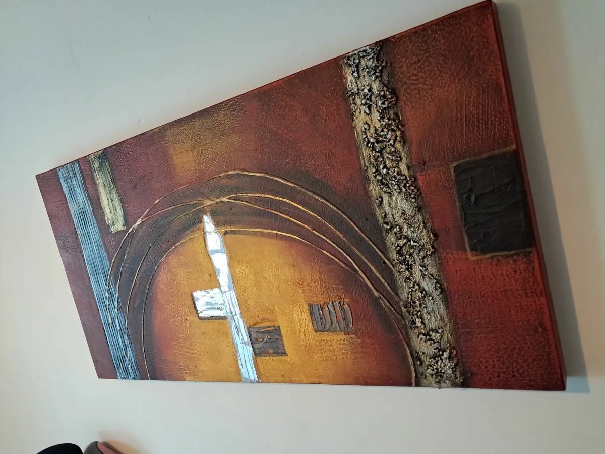 Rectangular Canvas Painting - Image 2