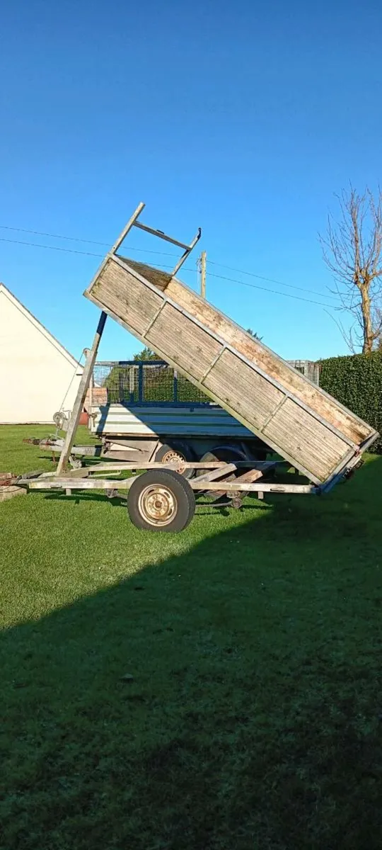 Tipping trailer galvanised - Image 1