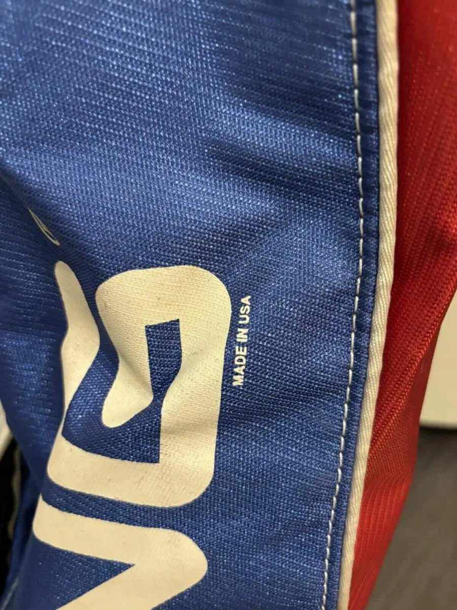 Vintage Ping Golf Sunday Bag 4-Way RED WHITE BLUE - Image 2