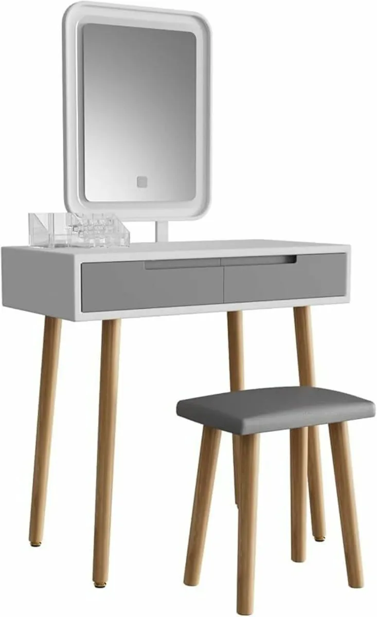 Dressing Table LED Lights Mirror Vanity Makeup - Image 2