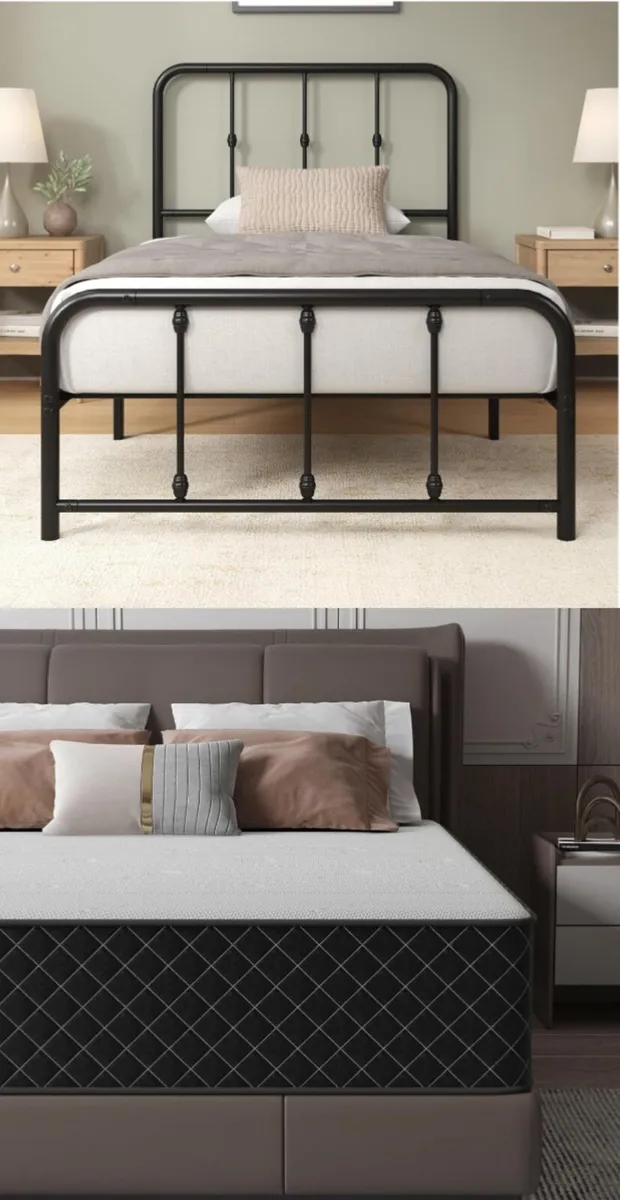 Set single bed + single  mattress - Image 1