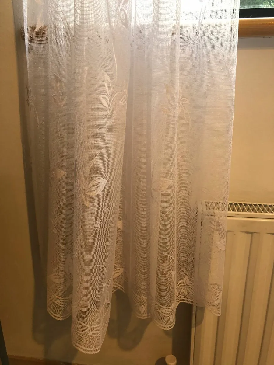 White net curtains - Image 1