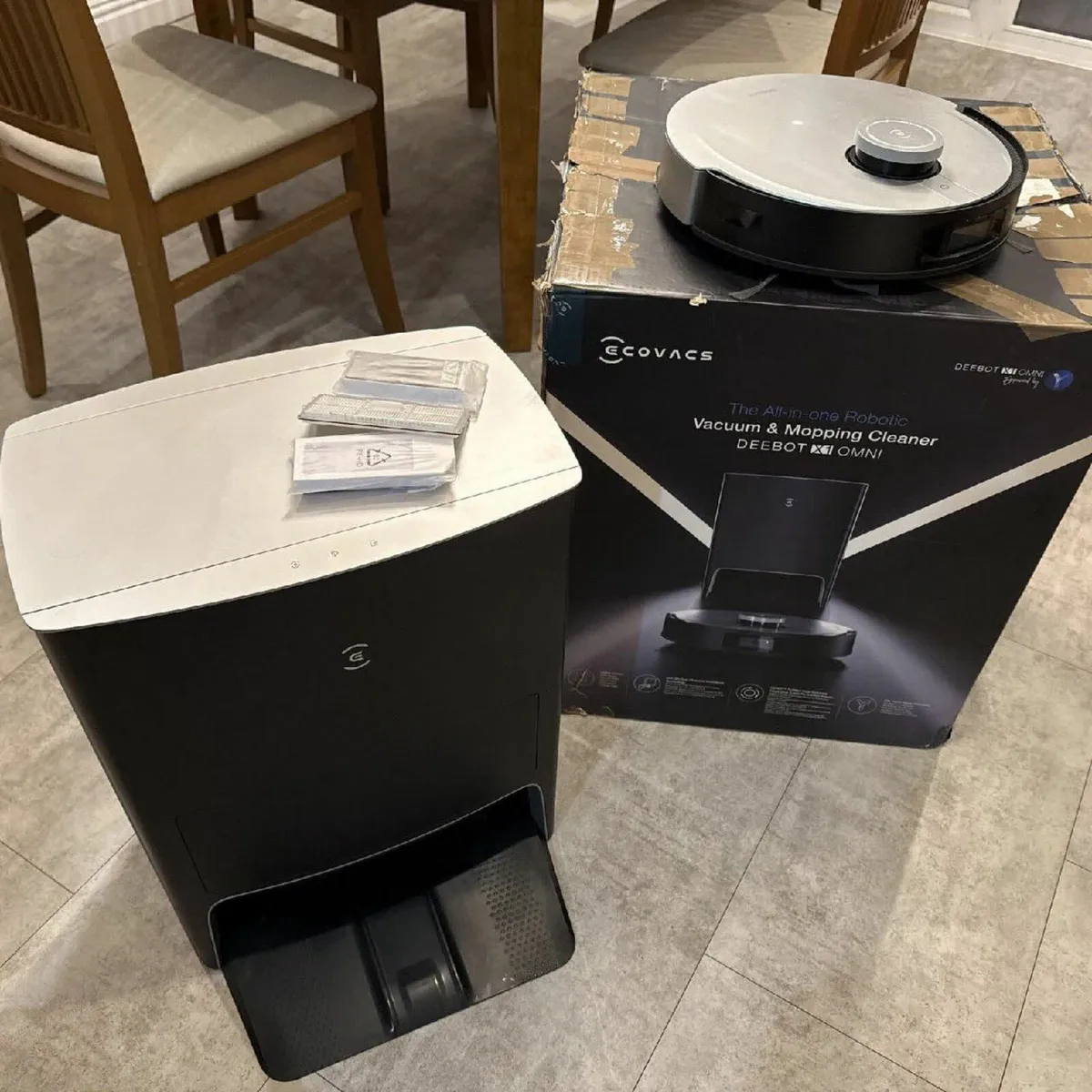 ECOVACS Deebot X1 OMNI Robot Mop and Vacuum Cleane - Image 1