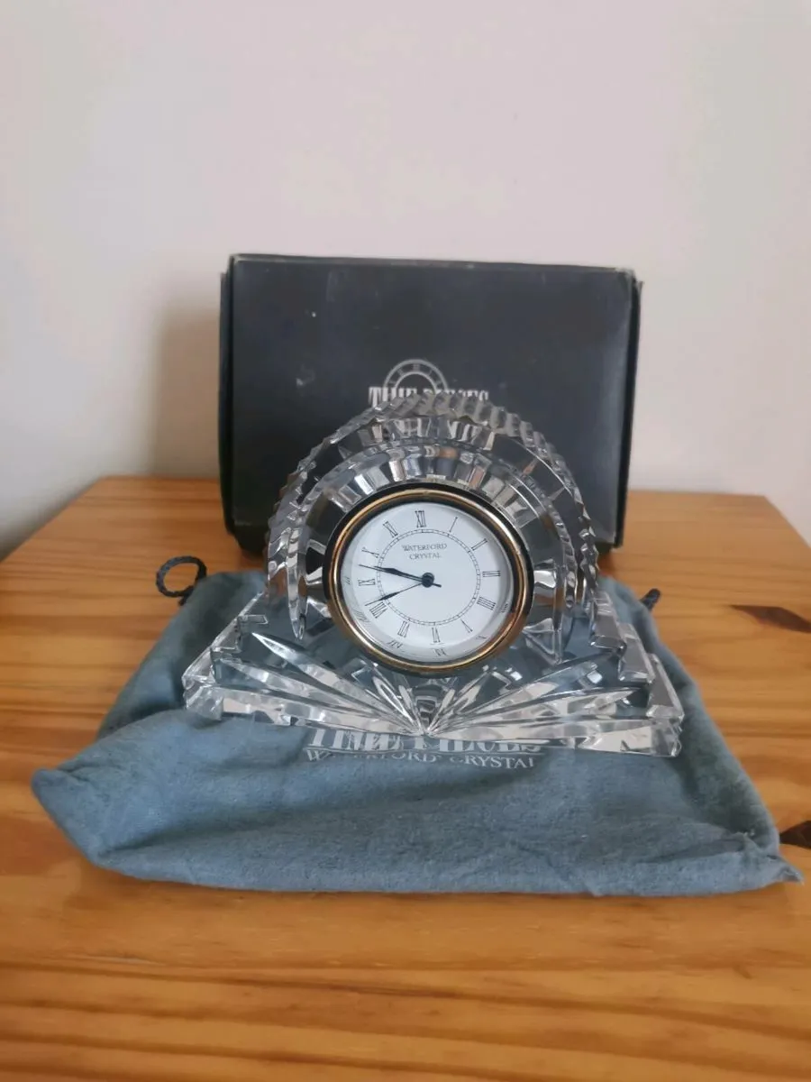 Waterford crystal clock - Image 1