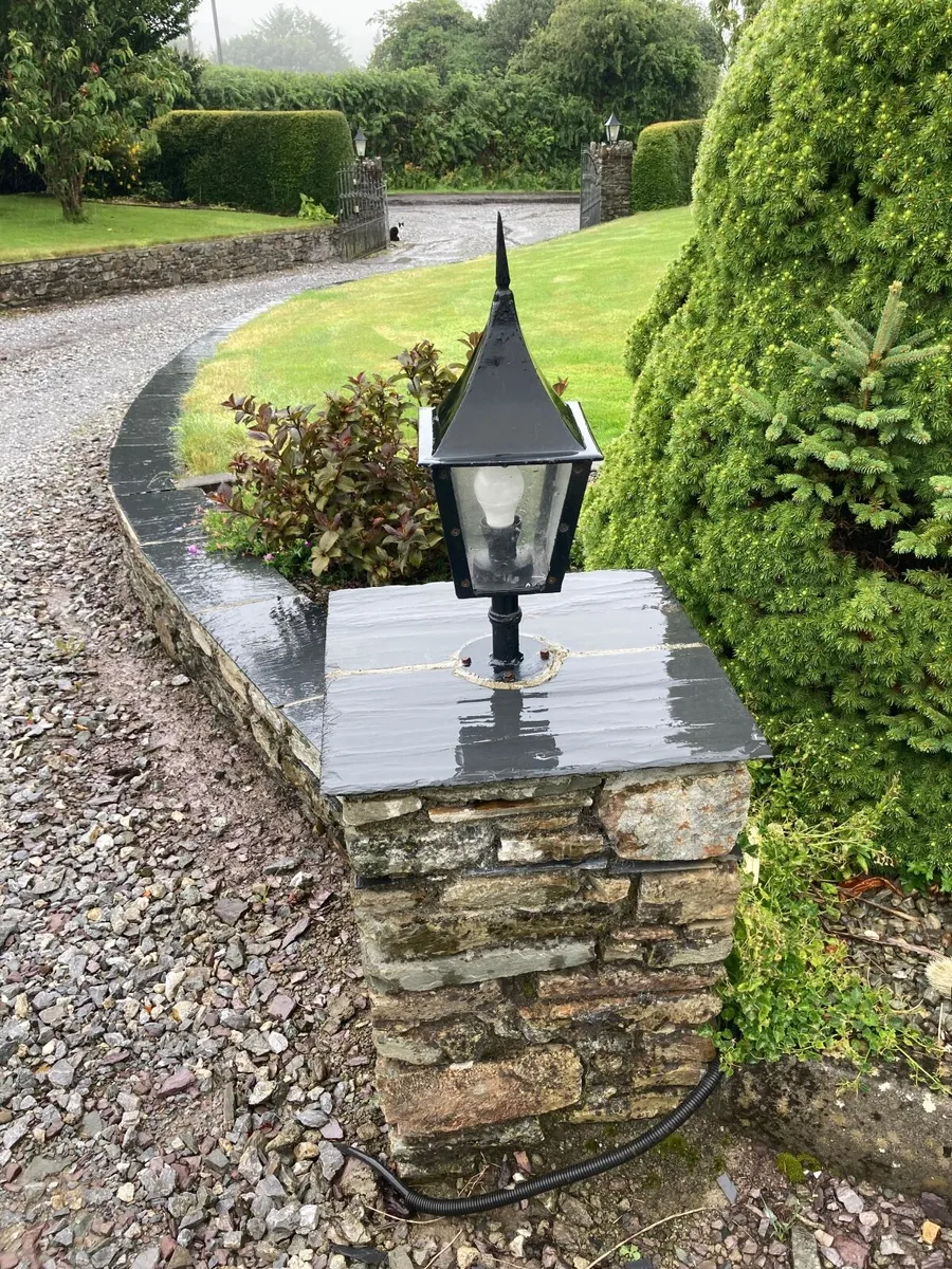 Set of Galvanised Iron Garden lights (8 no.) - Image 2