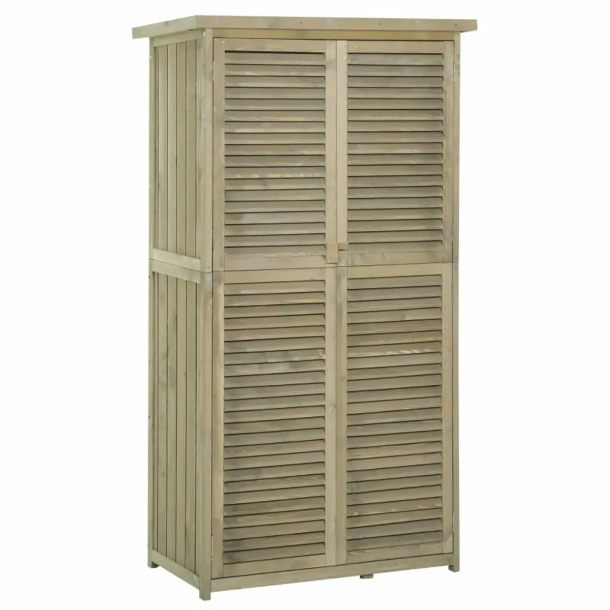 87 x 47 x 160cm Wooden Garden Storage Shed, Sheds - Image 3