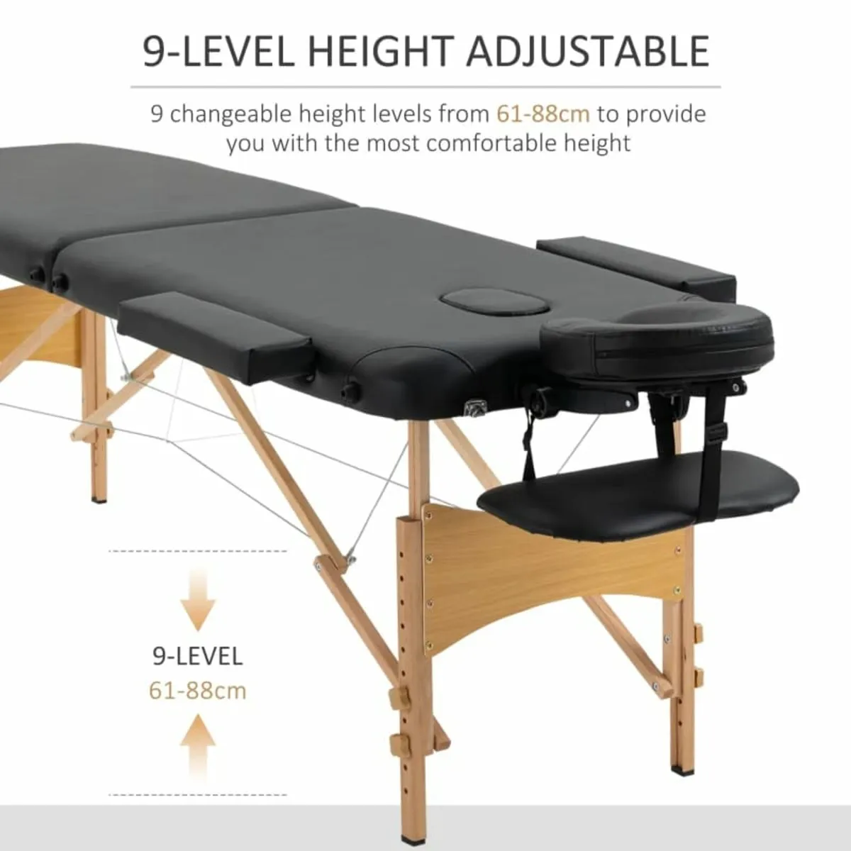 Portable Massage Bed, Folding Spa Beauty Massage T - Image 3