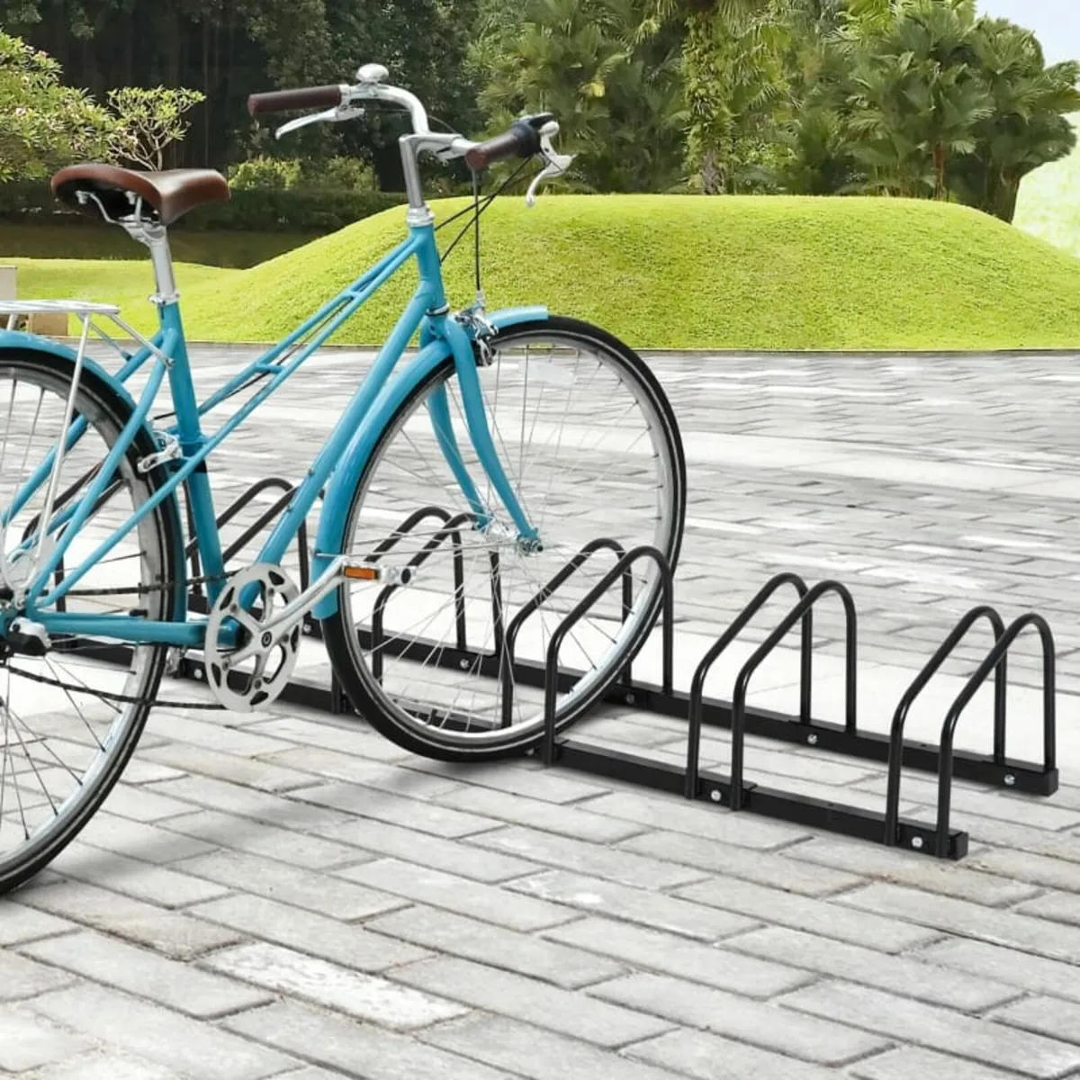 IE Located Bike Stand Parking Rack - Floor or Wall - Image 3