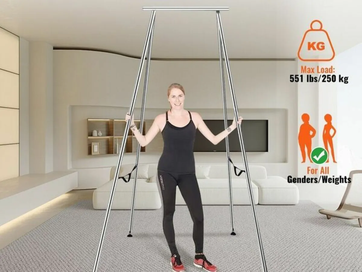 Aerial Yoga Frame, 9.67 ft Height Yoga Swing Stand - Image 1