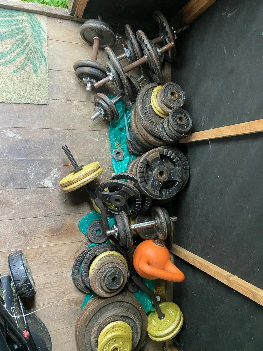 Cast Iron weights - Image 2