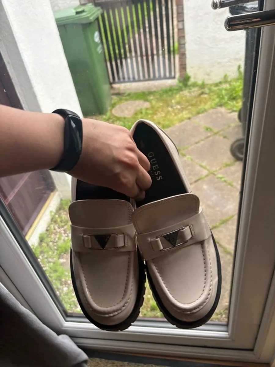 Guess Beige Loafers Size 6 - Image 2