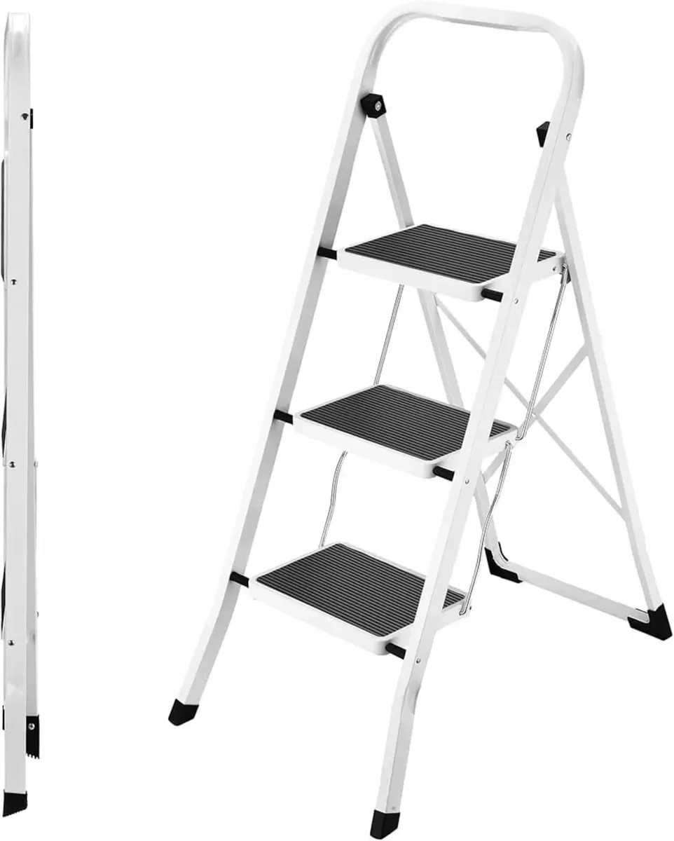 Step Ladder, Step Stool with Non-Slip Pedal, Porta - Image 3