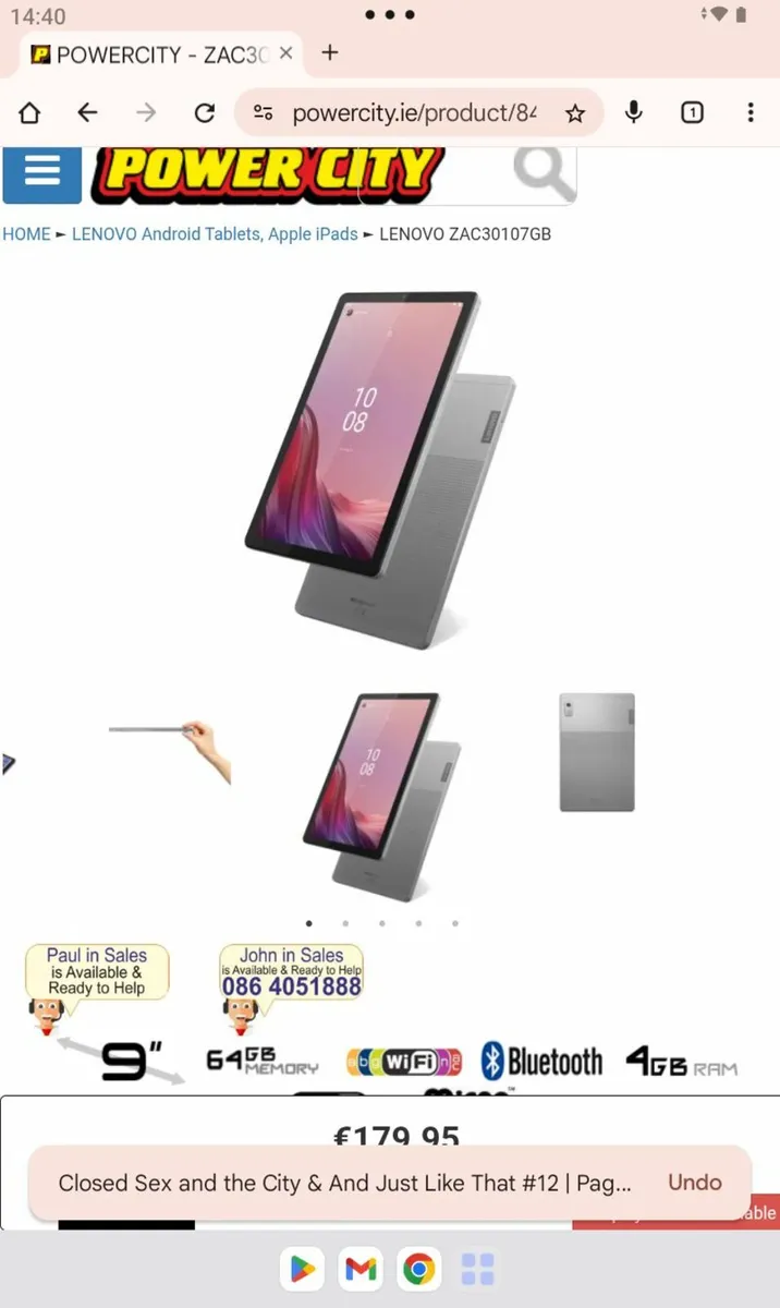 Lenovo tablet