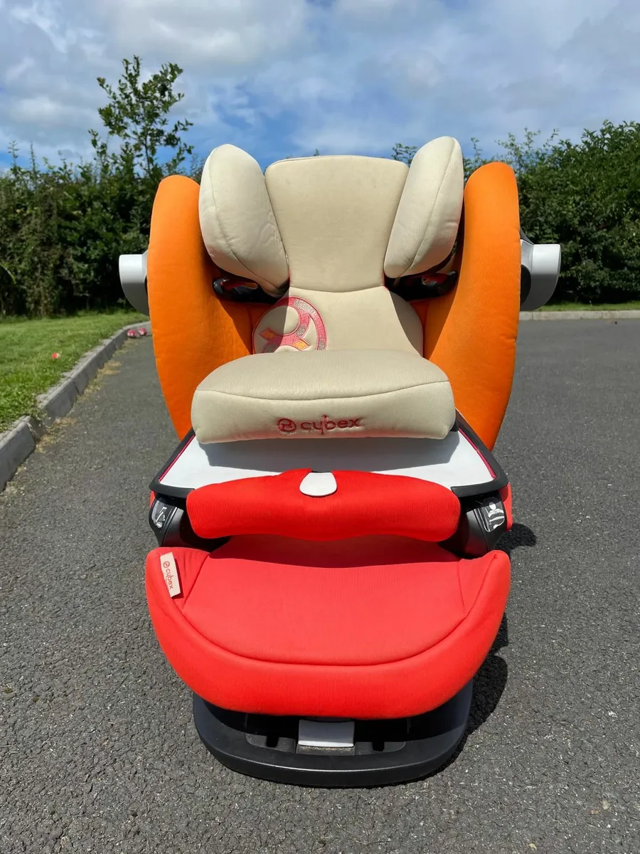 Cybex M-Fix Car Seat – Red/Orange - Image 1