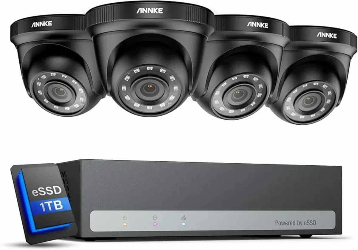 E200 Home Security Camera System, 3K Lite 5-in-1 H - Image 1