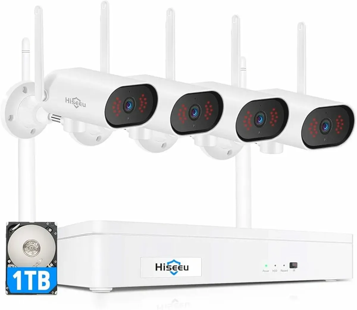 3MP Wireless Security Camera System, 8CH NVR CCTV - Image 1