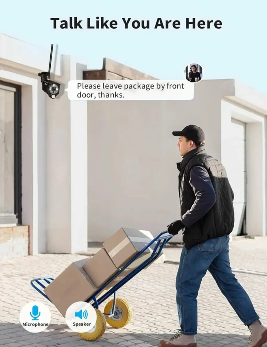 CCTV Camera System Wireless with Touchscreen Monit - Image 2