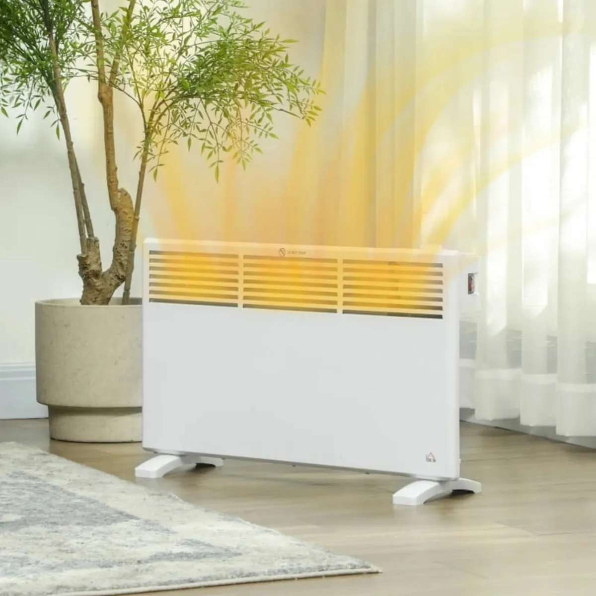 1500W Convector Heater - White - Image 2