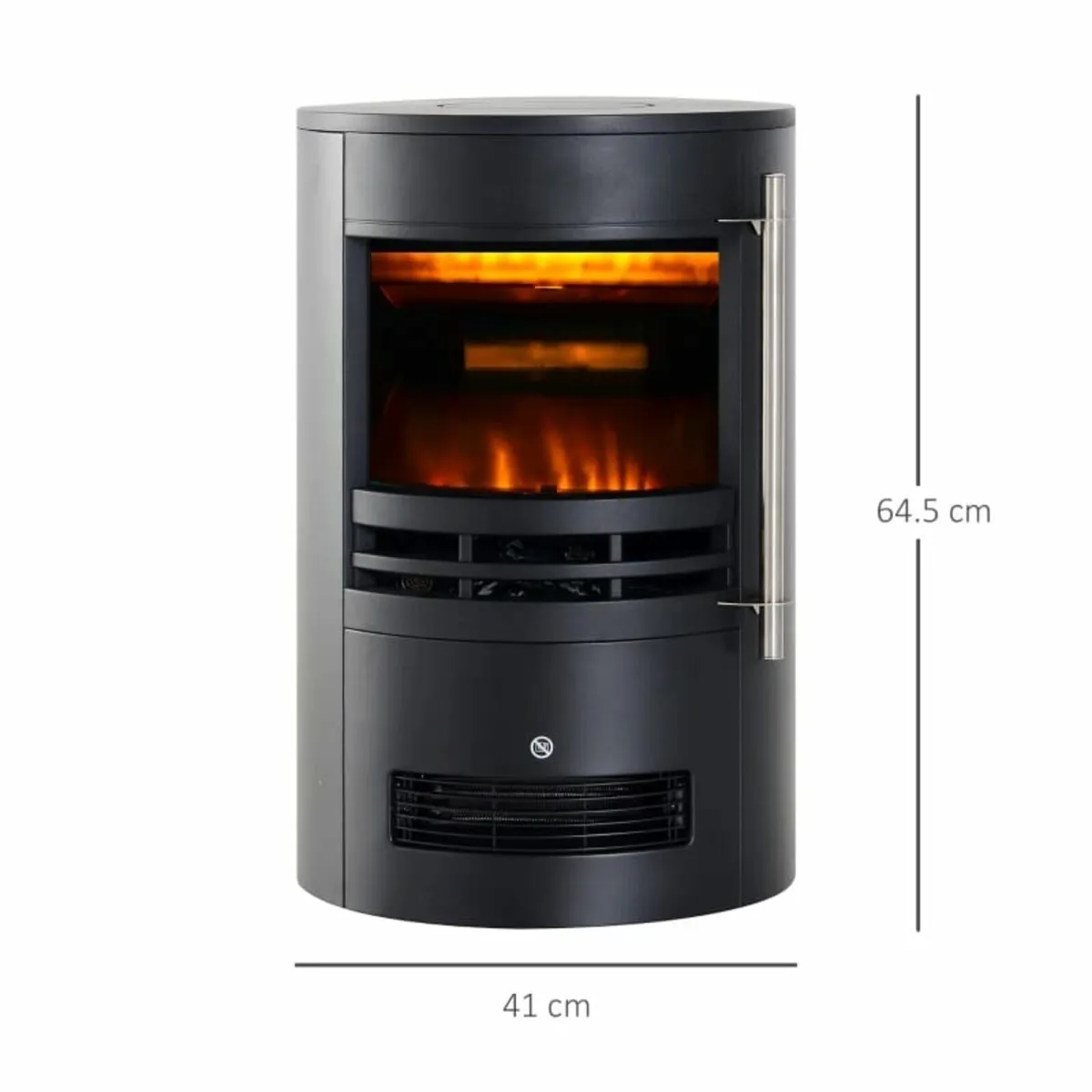 900W/1800W Freestanding Electric Fireplace, Indoor - Image 2