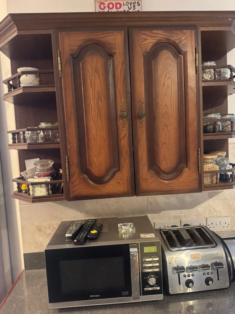 Bespoke teak handmade kitchen - Image 2