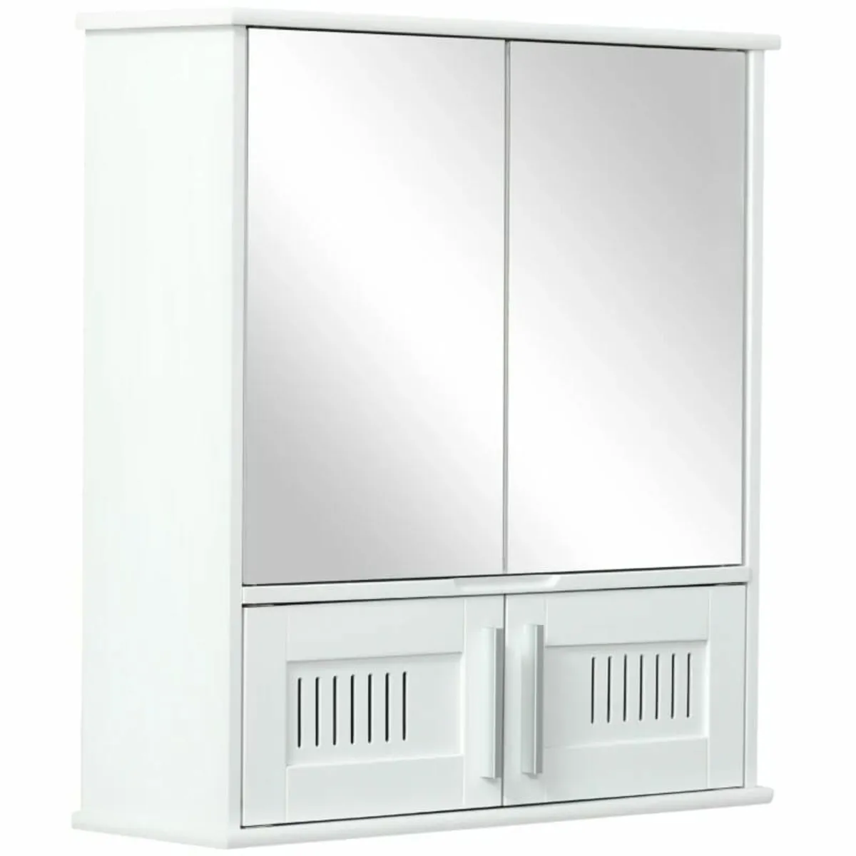Bathroom Mirror Cabinet, Wall Mounted Storage Cupb - Image 1