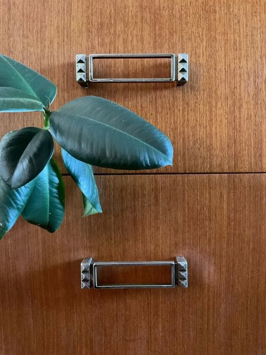 Mid century drawers press teak retro - Image 4