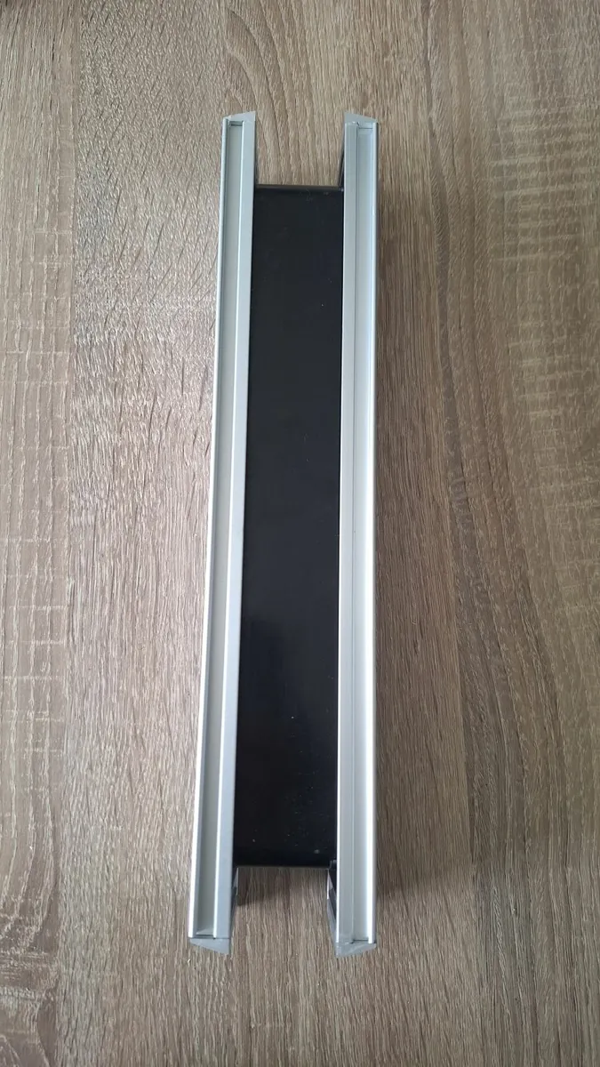 Silver dual sided letterbox - Image 1