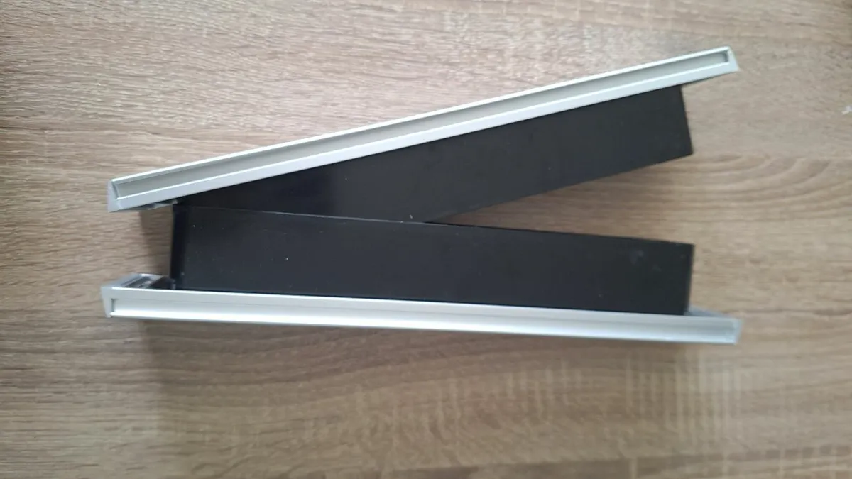 Silver dual sided letterbox - Image 3