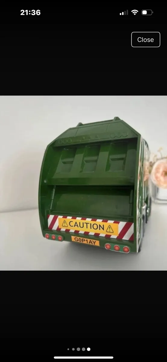 Kids Toy Green Bin Lorry - Image 4