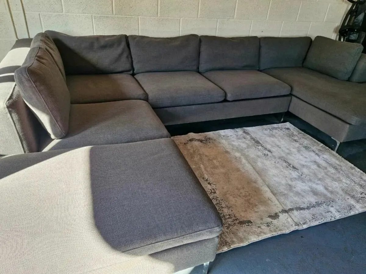 Grey U- Shaped Sofa ***€700*** - Image 1