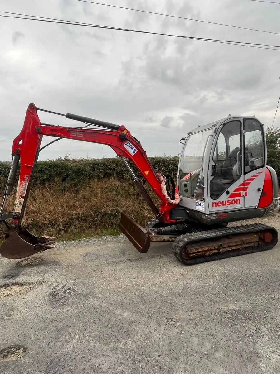 3.5 tonn Wacker neuson digger - Image 2