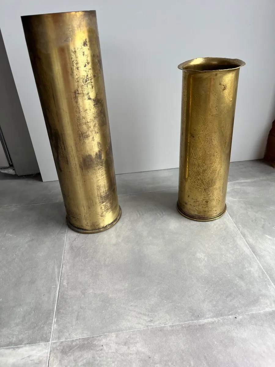 Brass artillery shells
