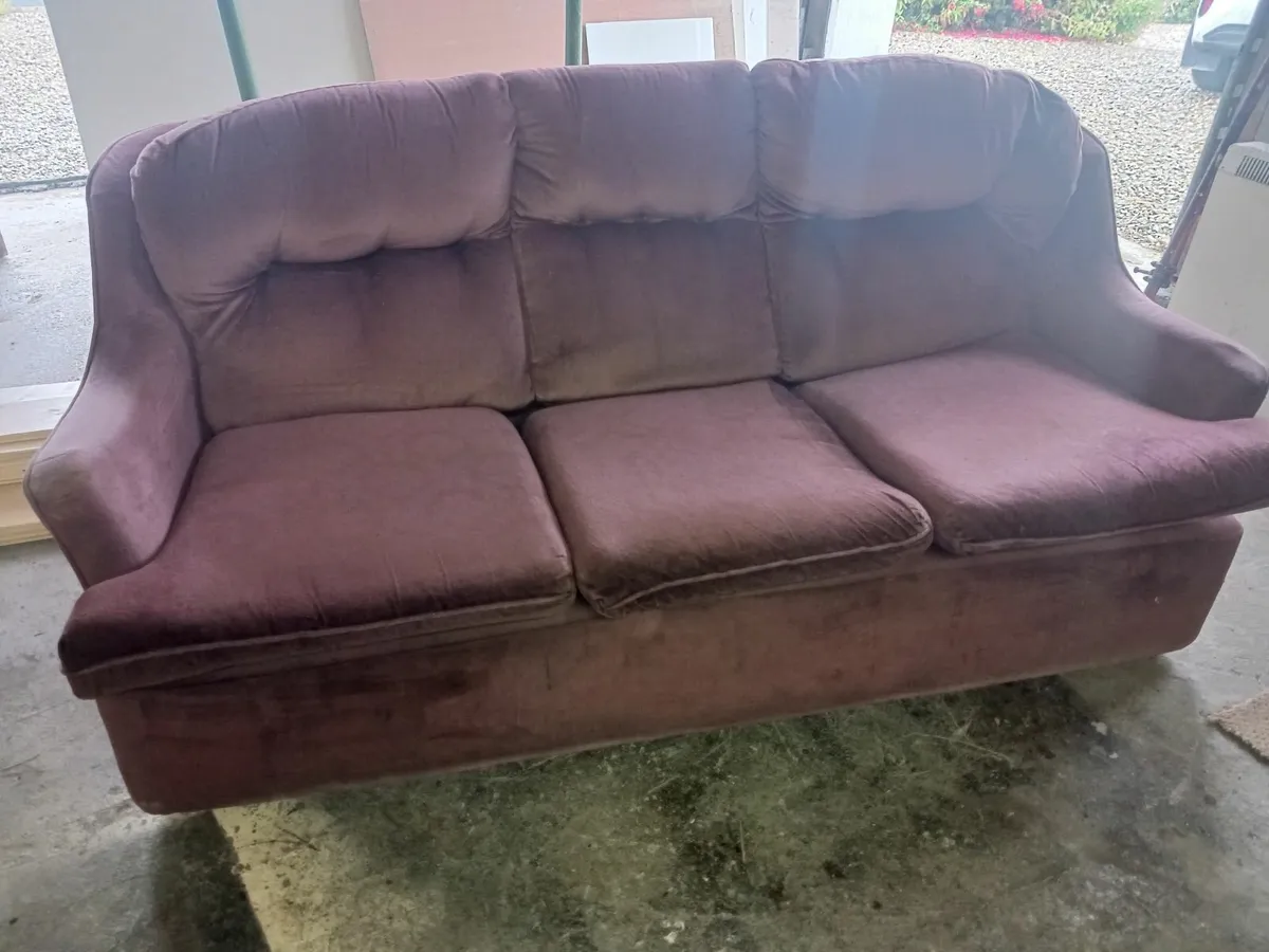 Three piece suites sofa - Image 1