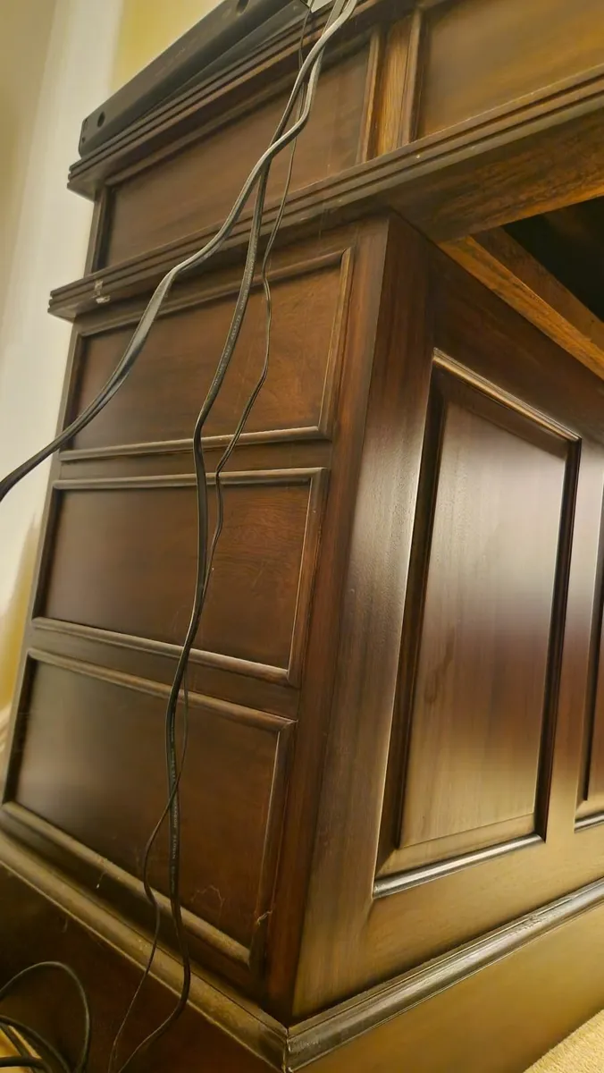 Solid mahogany antique Office Desk - Image 3