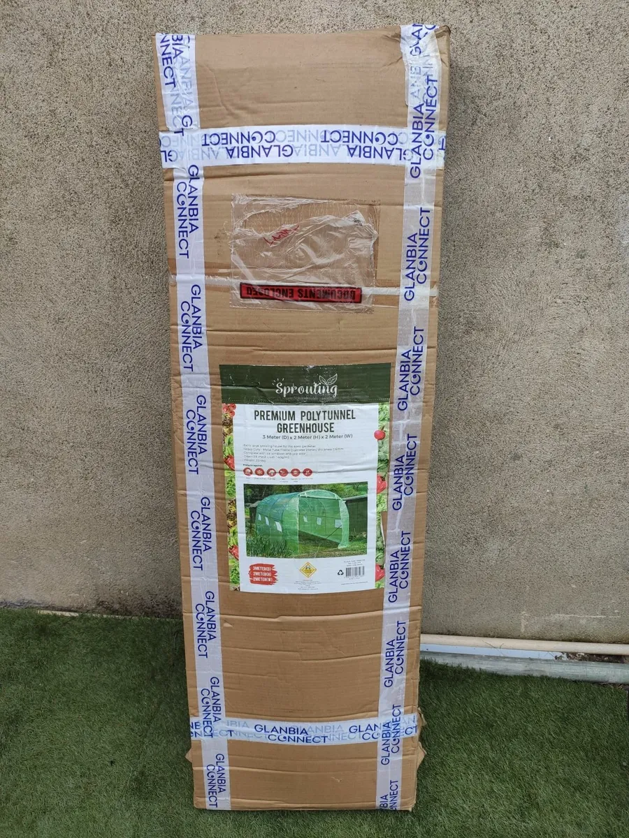 Premium poly tunnel greenhouse - still in box - Image 1