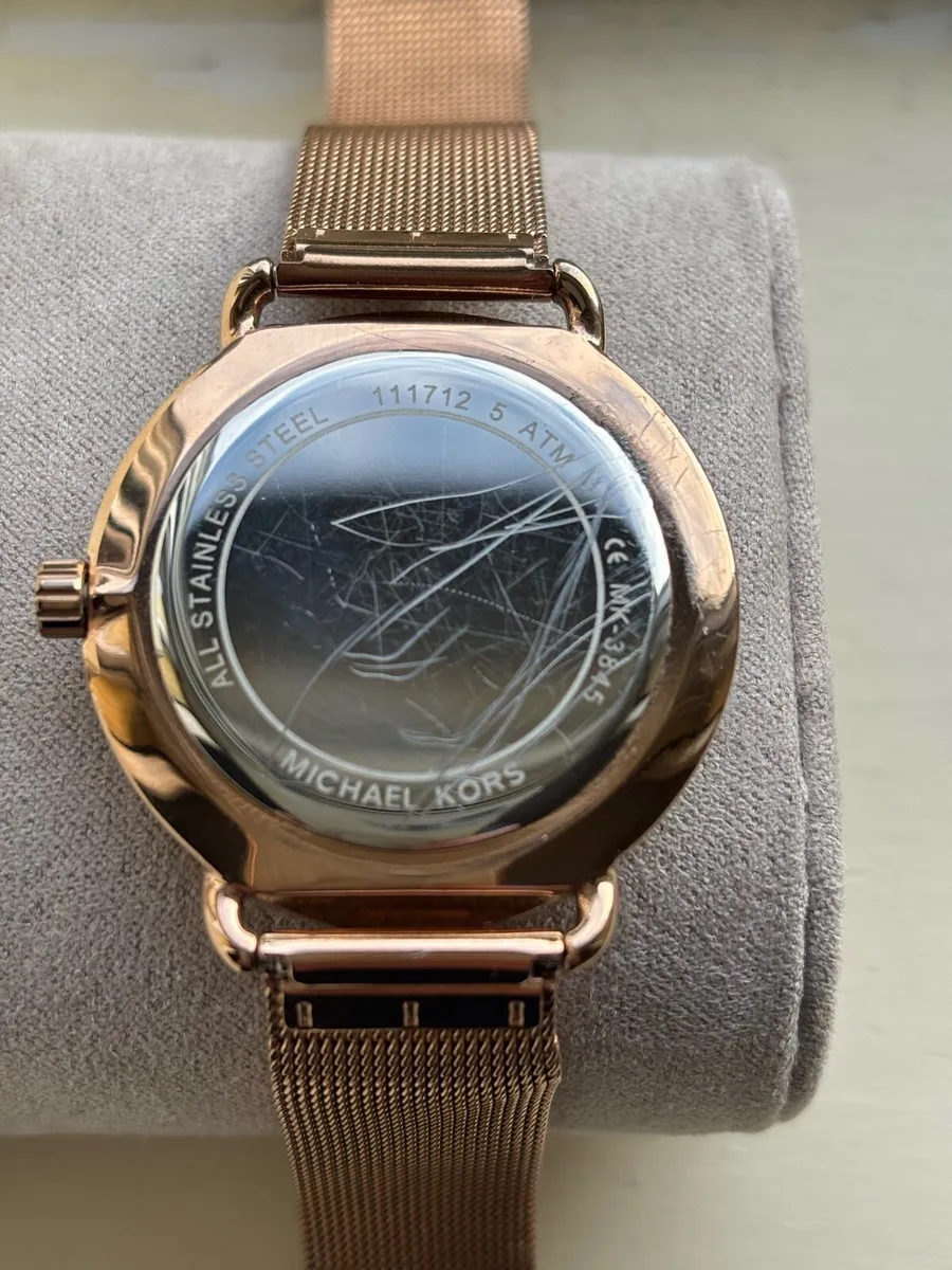 Michael Kors Ladies' Portia Rose Gold-Tone Watch - Image 4