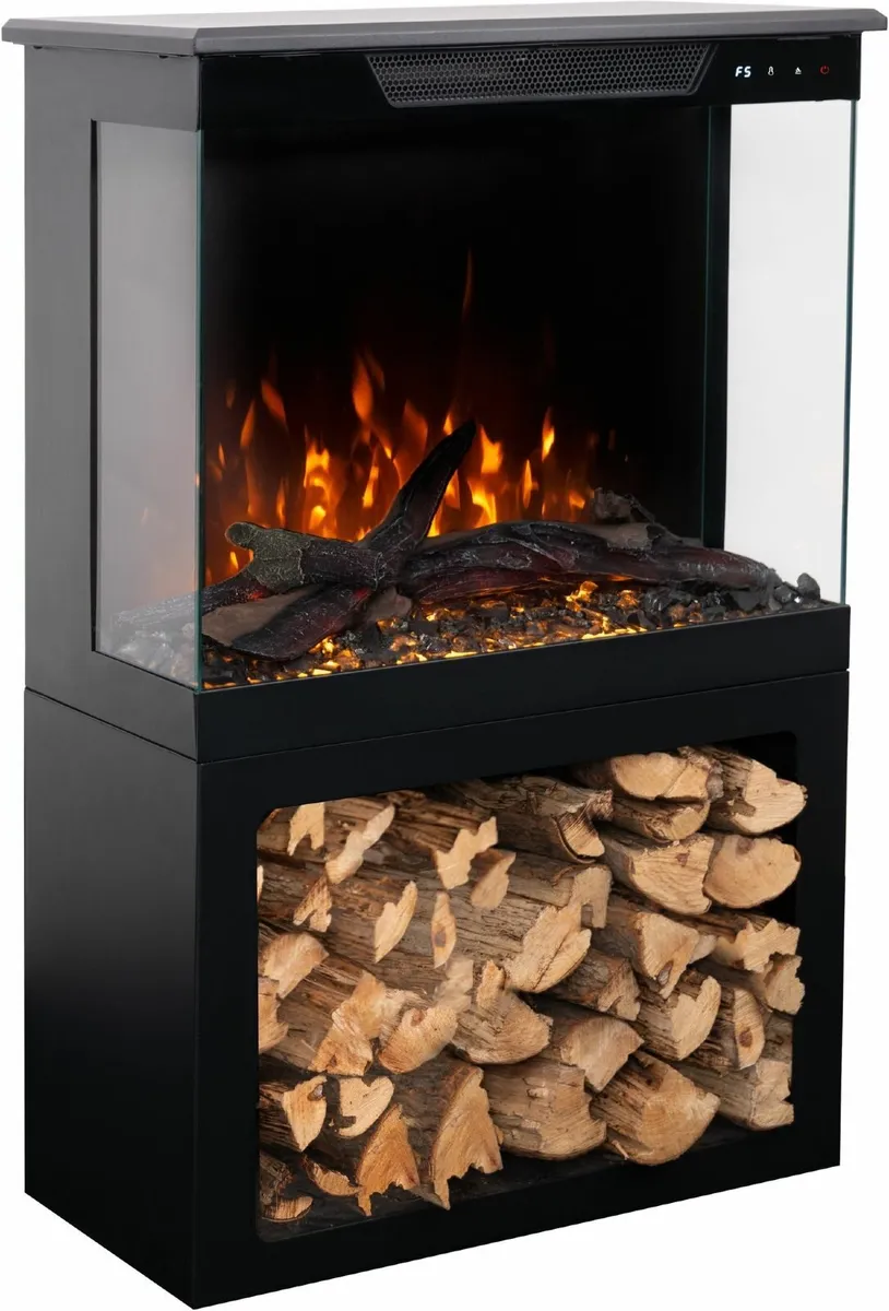 3 sides electric freestanding fireplace - Image 2