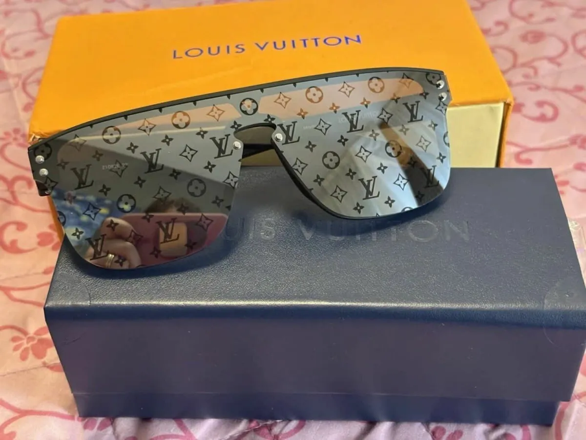 Louis Vuitton Monogram Black Waimea Sunglasses - Image 1