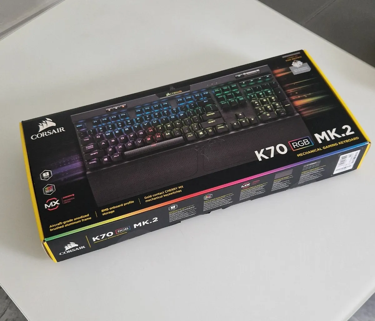 Corsair K70 RGB MK.2 Mechanical Gaming Keyboard - Image 1