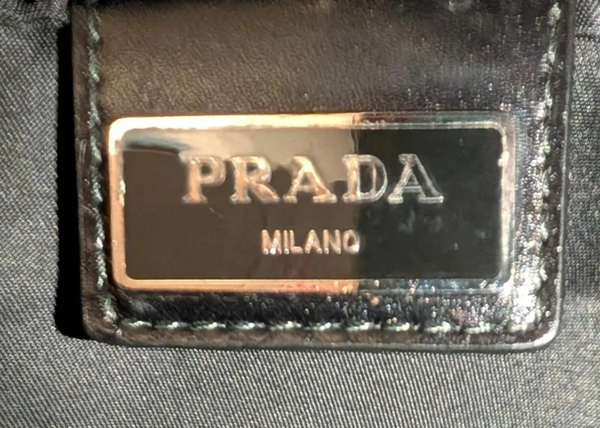 PRADA Tessuto Crossbody Shoulder Bag Black Nylon - Image 4