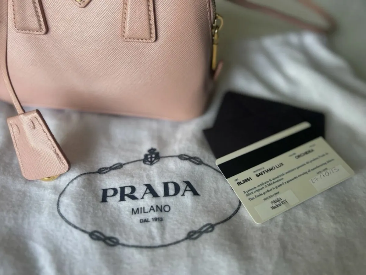 Prada Handtasche Leder Modell Saffiano Mini - Sehr - Image 2