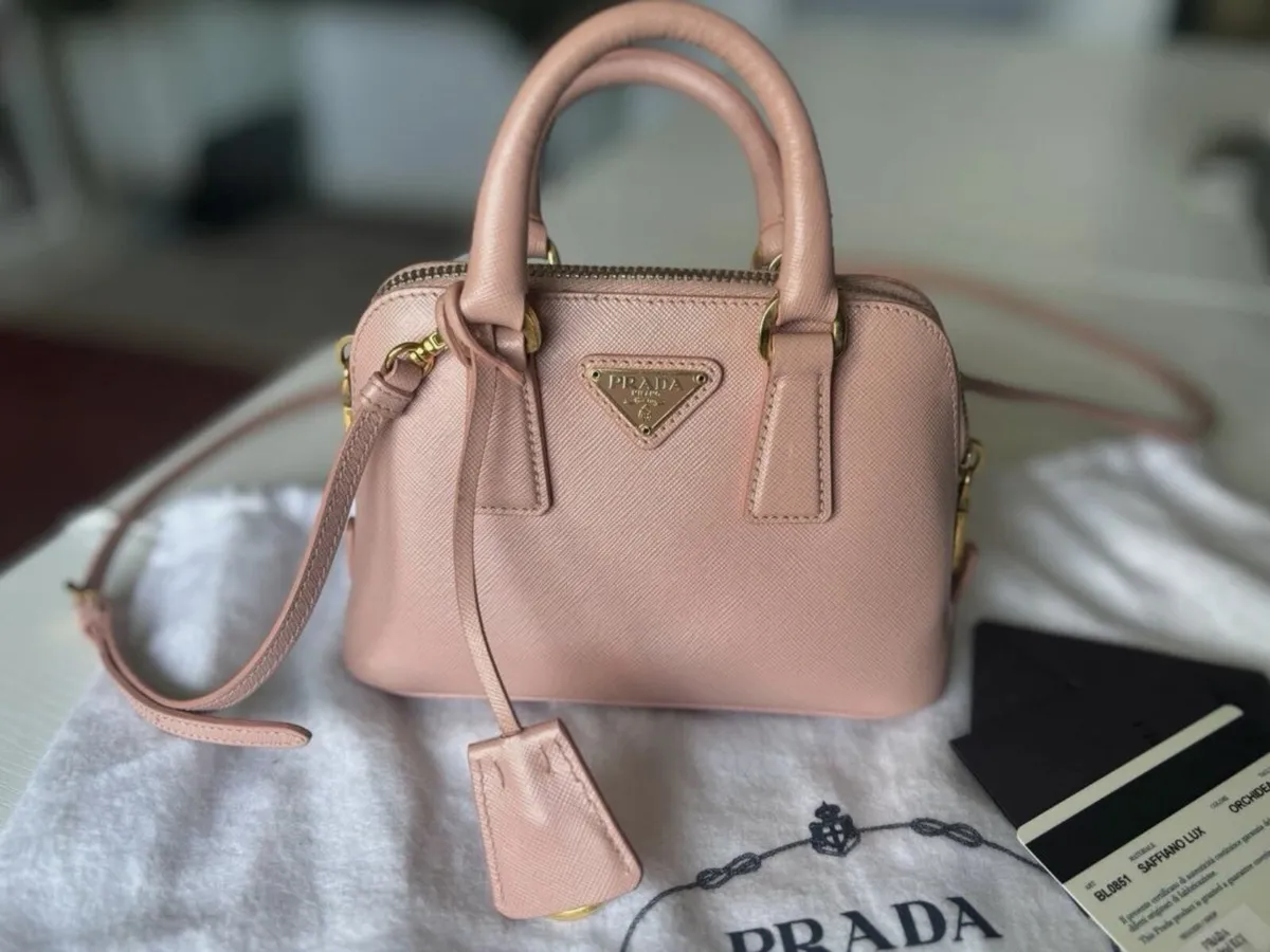 Prada Handtasche Leder Modell Saffiano Mini - Sehr - Image 3
