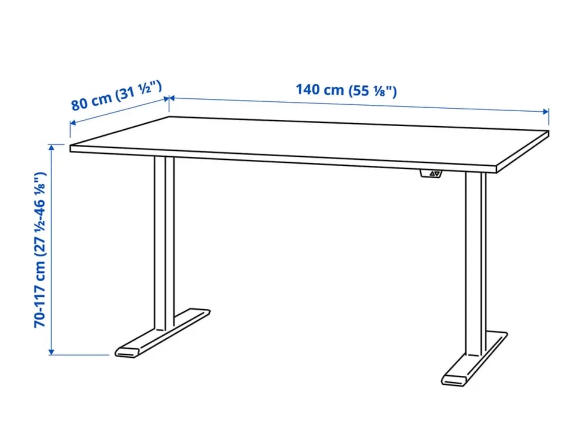 Sit / Stand desk Ikea - Image 2