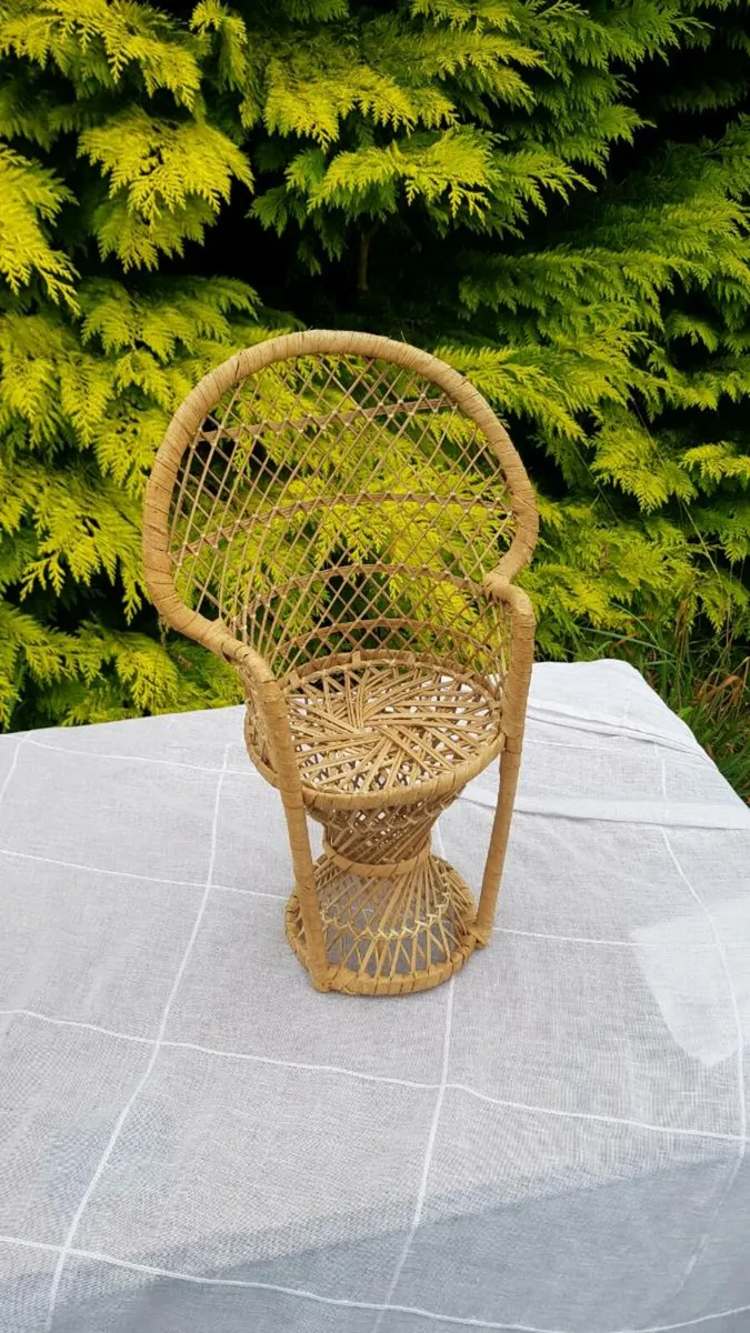 40cm decorative rattan chair postage possible